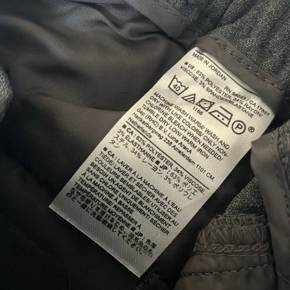 Banana Republic Factory Dark Charcoal Heather Hayden Pant 10 Petite Gray NWOT - Picture 5 of 12